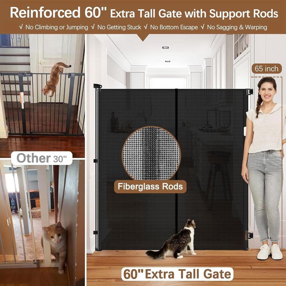Versterkte 60 inch extra hoge  - Baby Gate Extra Wide recensie en prijs