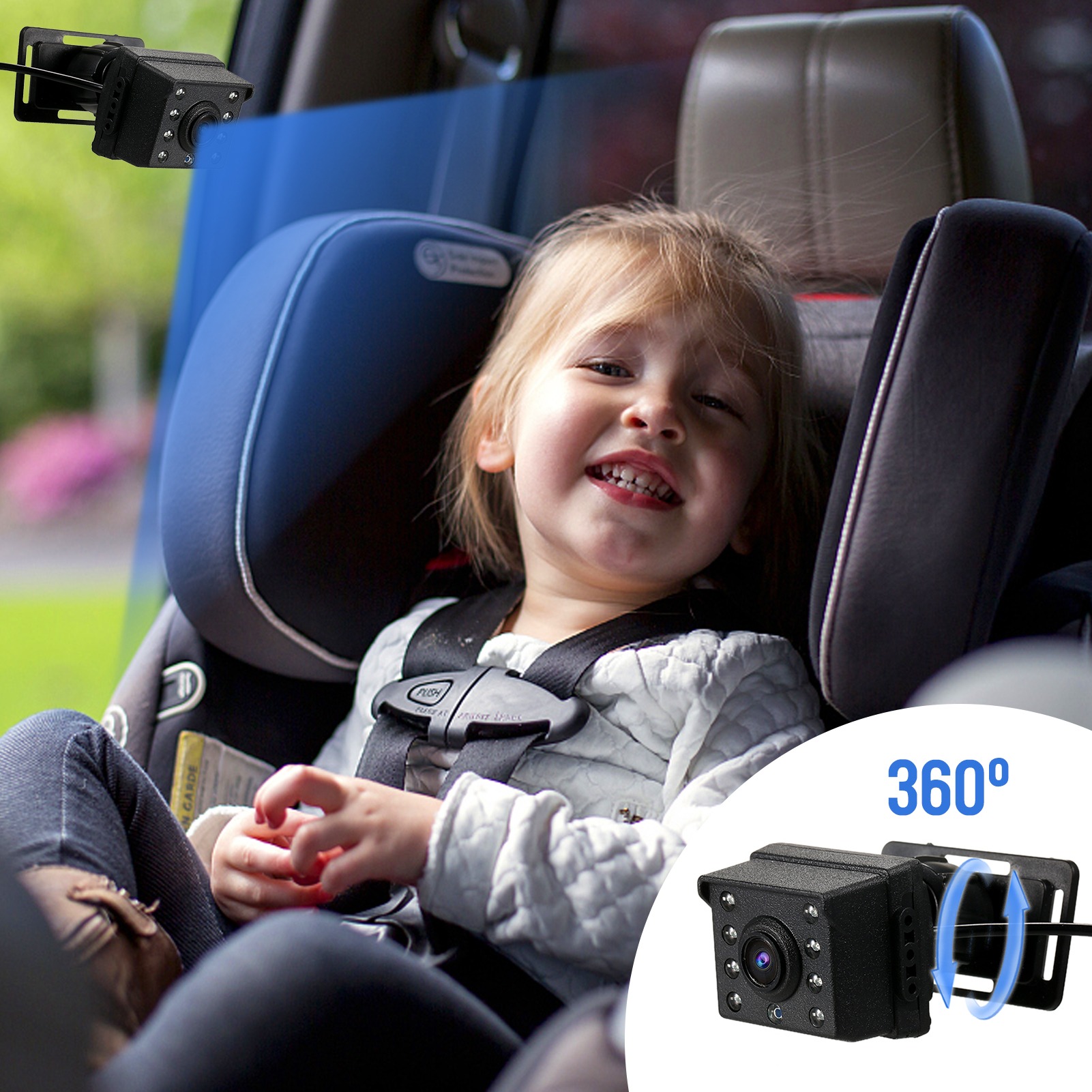 1080P Babyautospiegelmonitor m - Baby Nursery Camera recensie en prijs