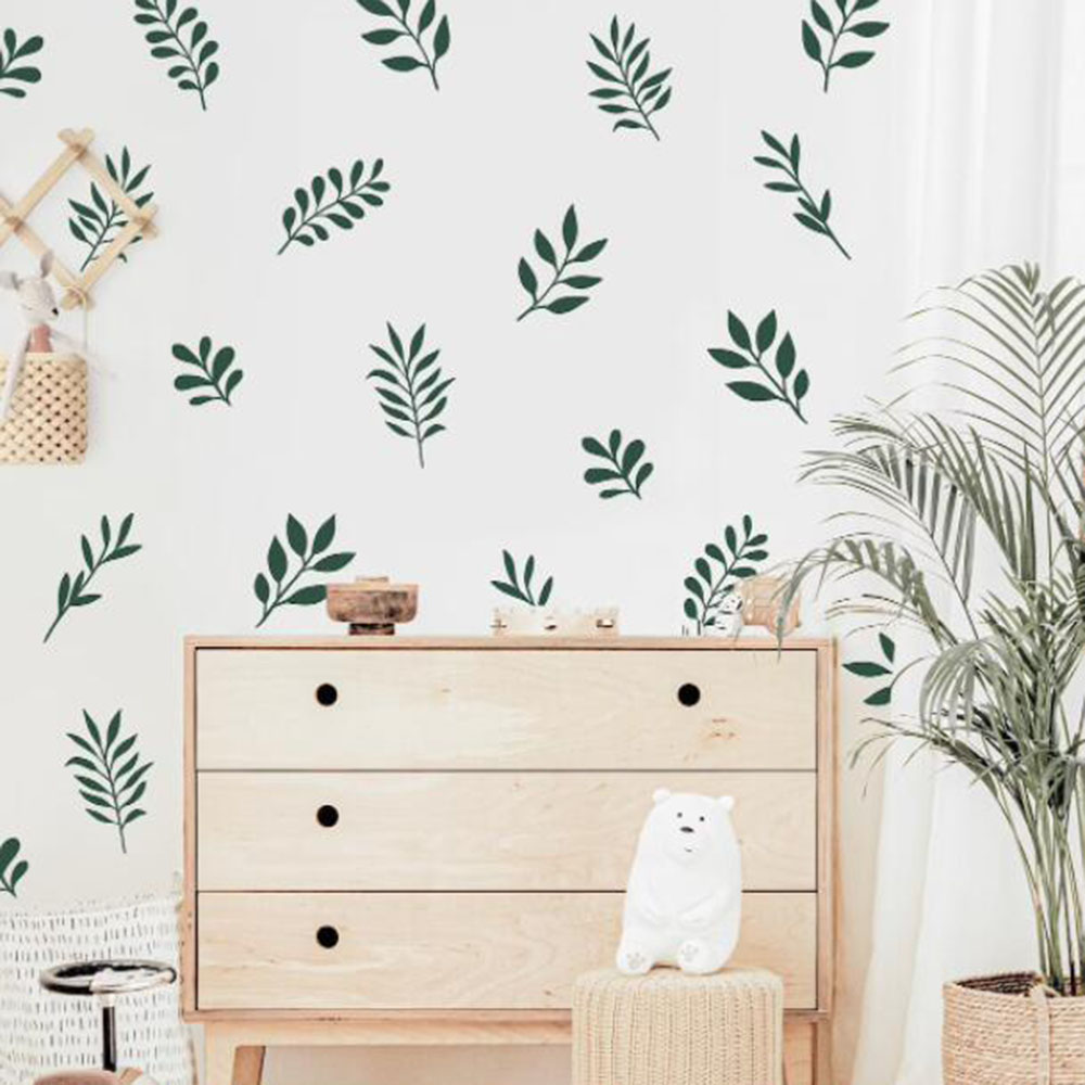 41 stuks botanische blad muurs - Baby Nursery Panelling recensie en prijs