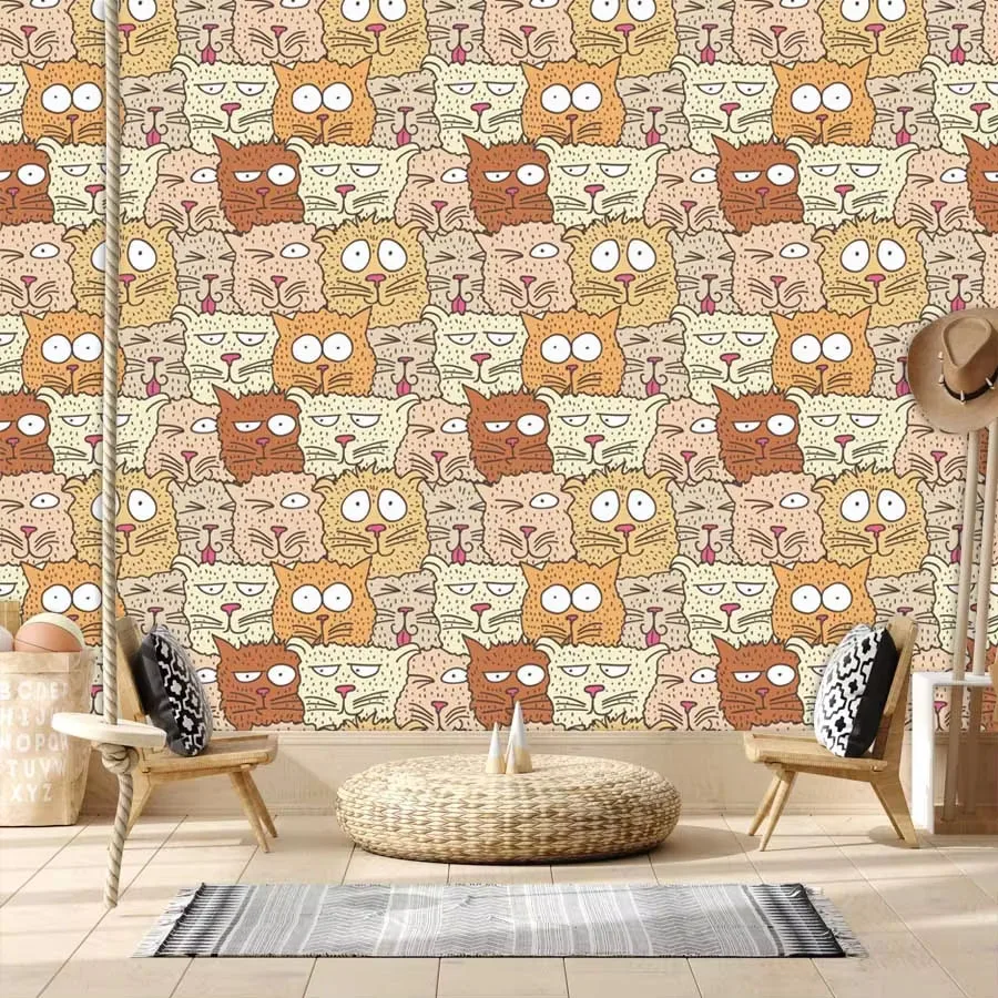 Custom Cartoon Waterdicht Peel - Baby Nursery Peel And Stick Wallpaper recensie en prijs