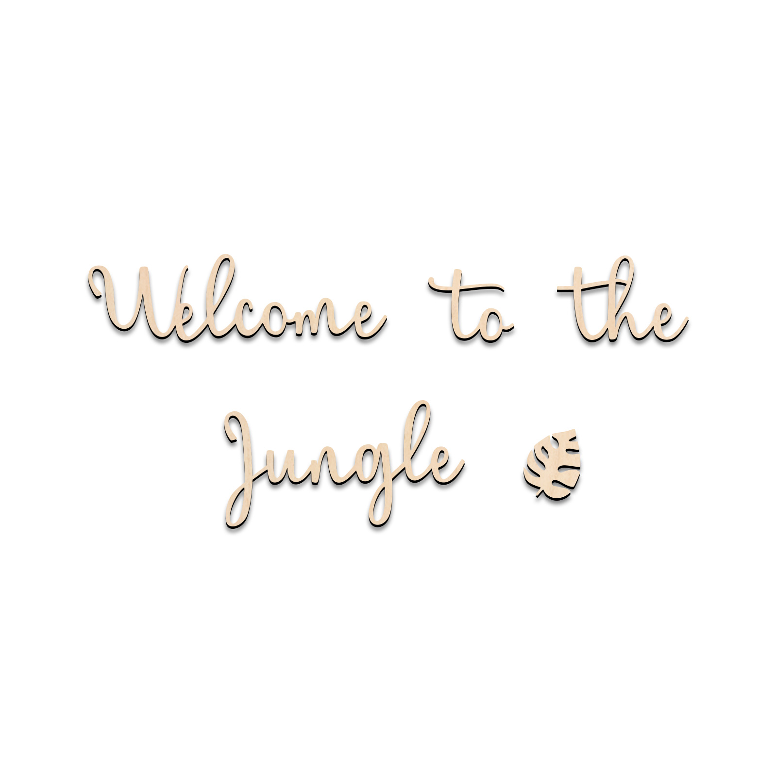 Welkom bij de Jungle houten bo - Baby Nursery Items recensie en prijs
