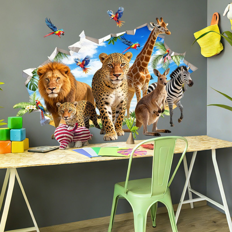 Grote jungle dieren tropische  - Baby Nursery Jungle Animals recensie en prijs