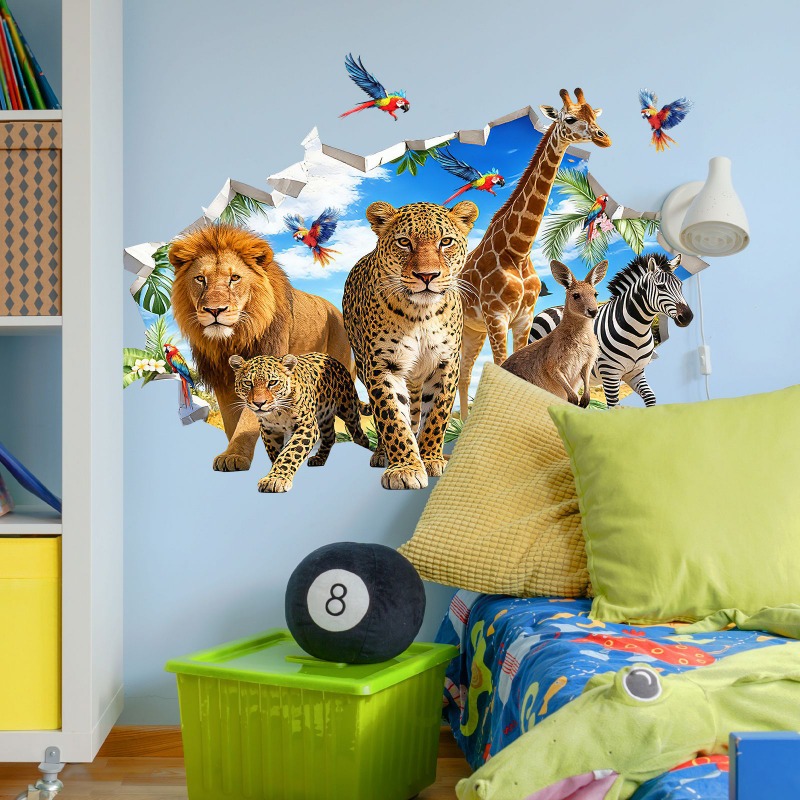 Grote jungle dieren tropische  - Baby Nursery Jungle Animals recensie en prijs