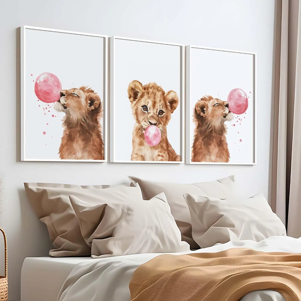 Leeuwenwelpen wanddecoratie se - Baby Nursery Jungle Theme recensie en prijs