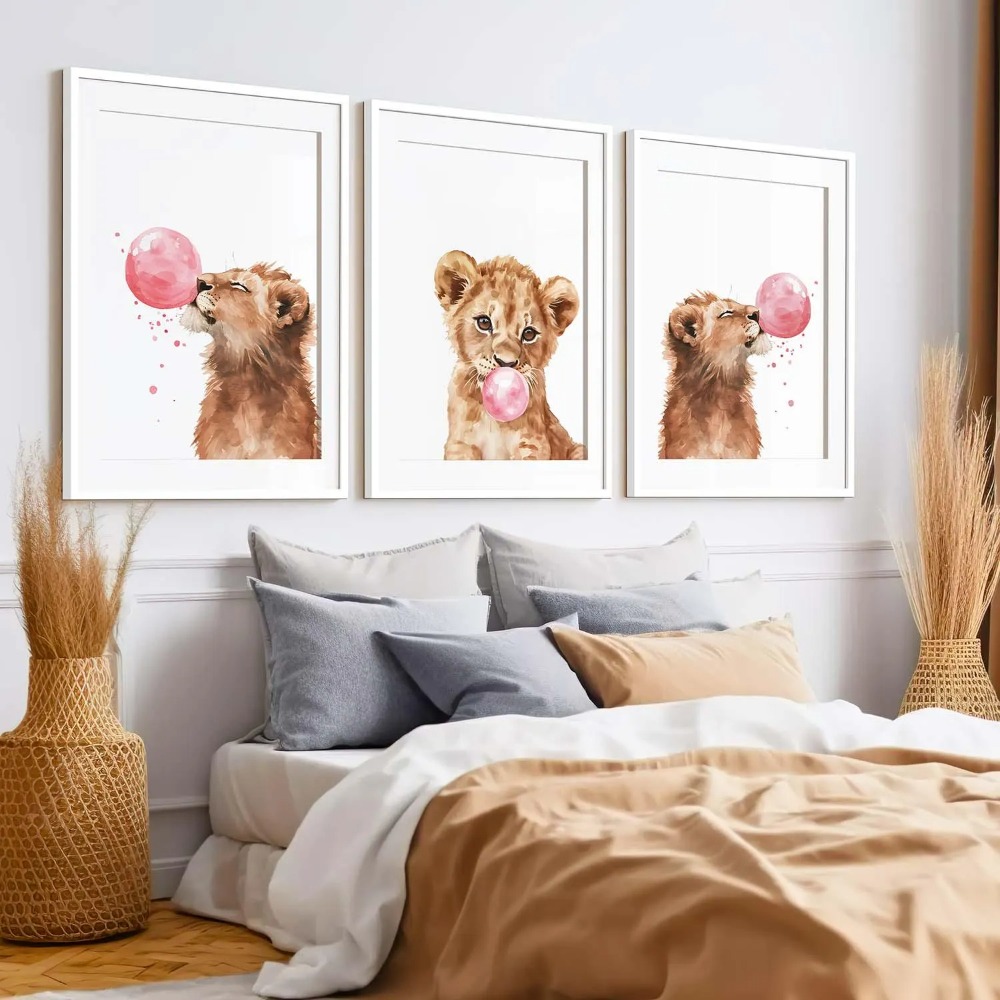 Leeuwenwelpen wanddecoratie se - Baby Nursery Jungle Theme recensie en prijs