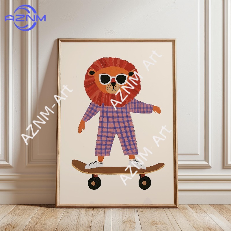 1PC Grappige Dieren Skateboard - Baby Nursery Items recensie en prijs