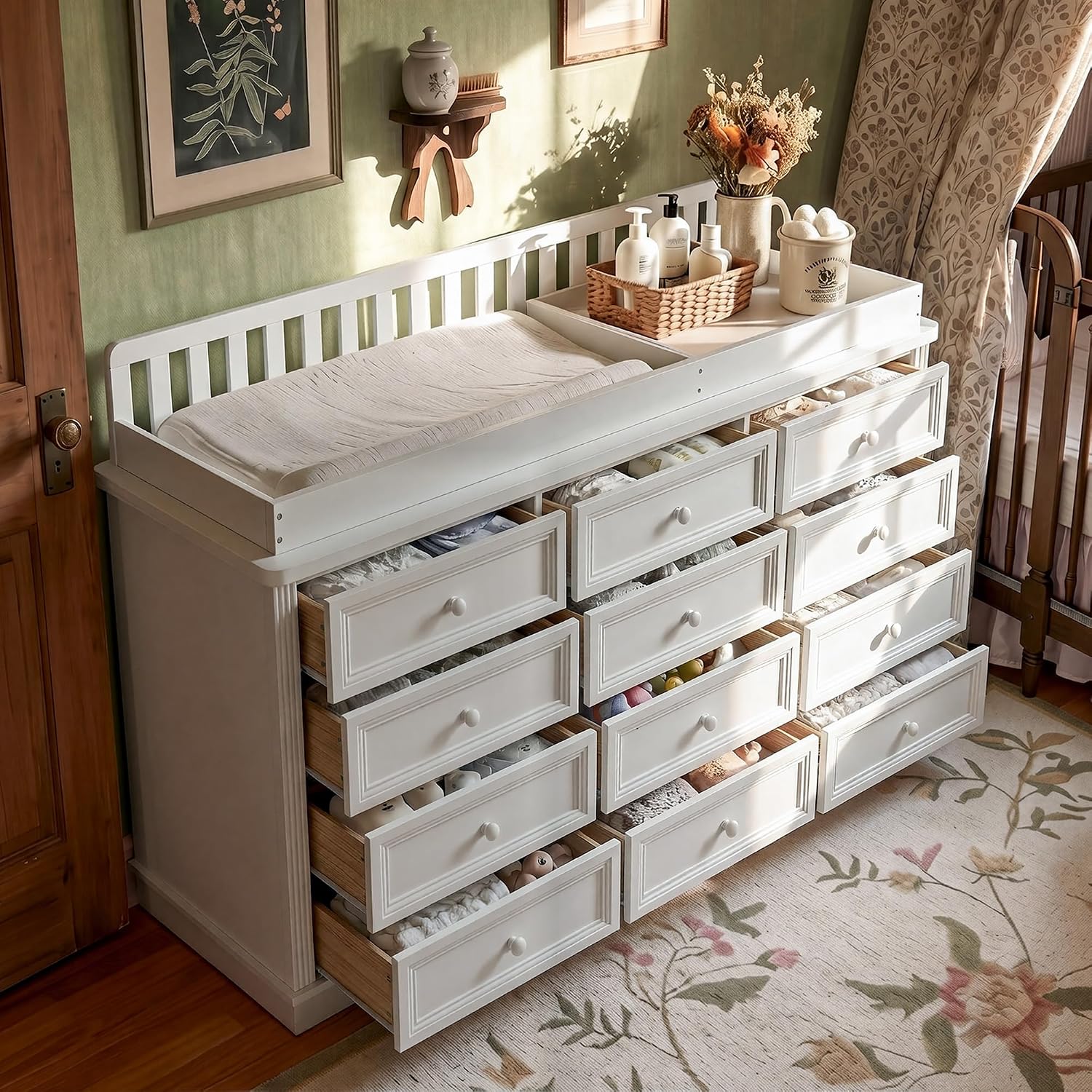 Babyverschoontafel met commode - Baby Nursery Table recensie en prijs