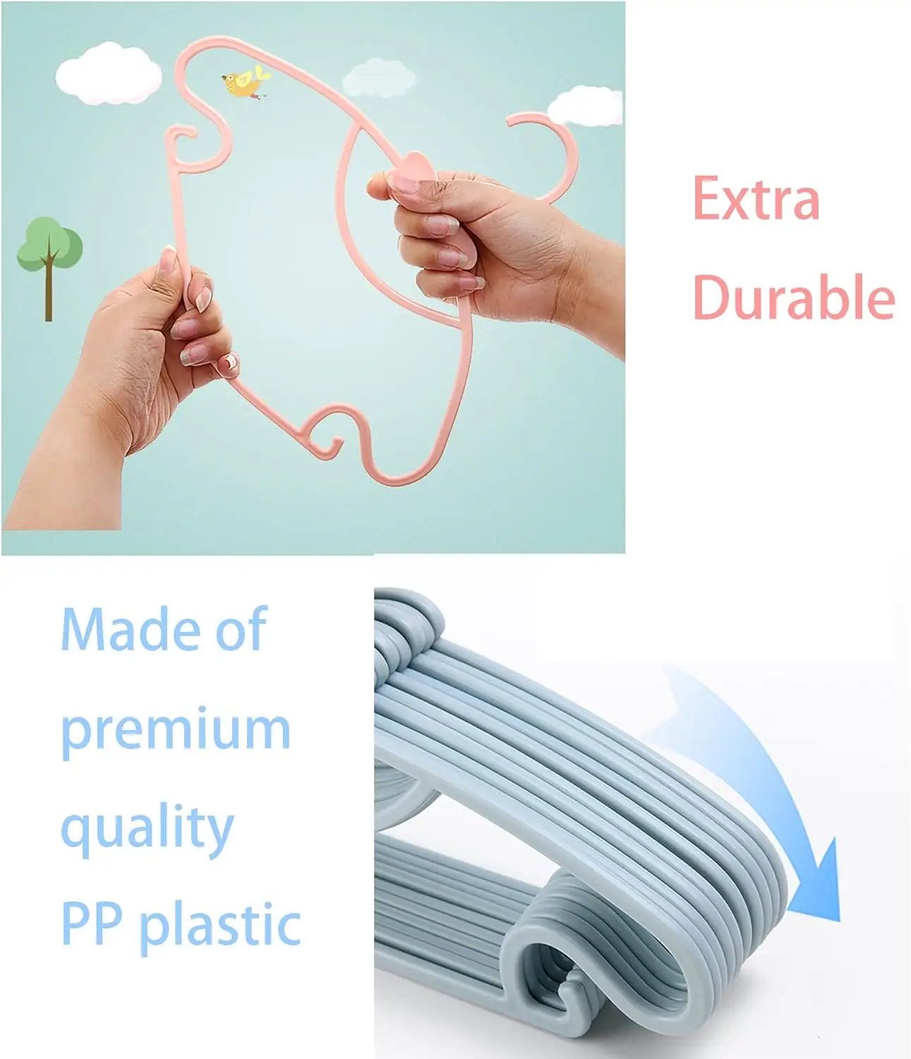 Babyhangers Plastic kinderkled - Baby Nursery Uniform recensie en prijs