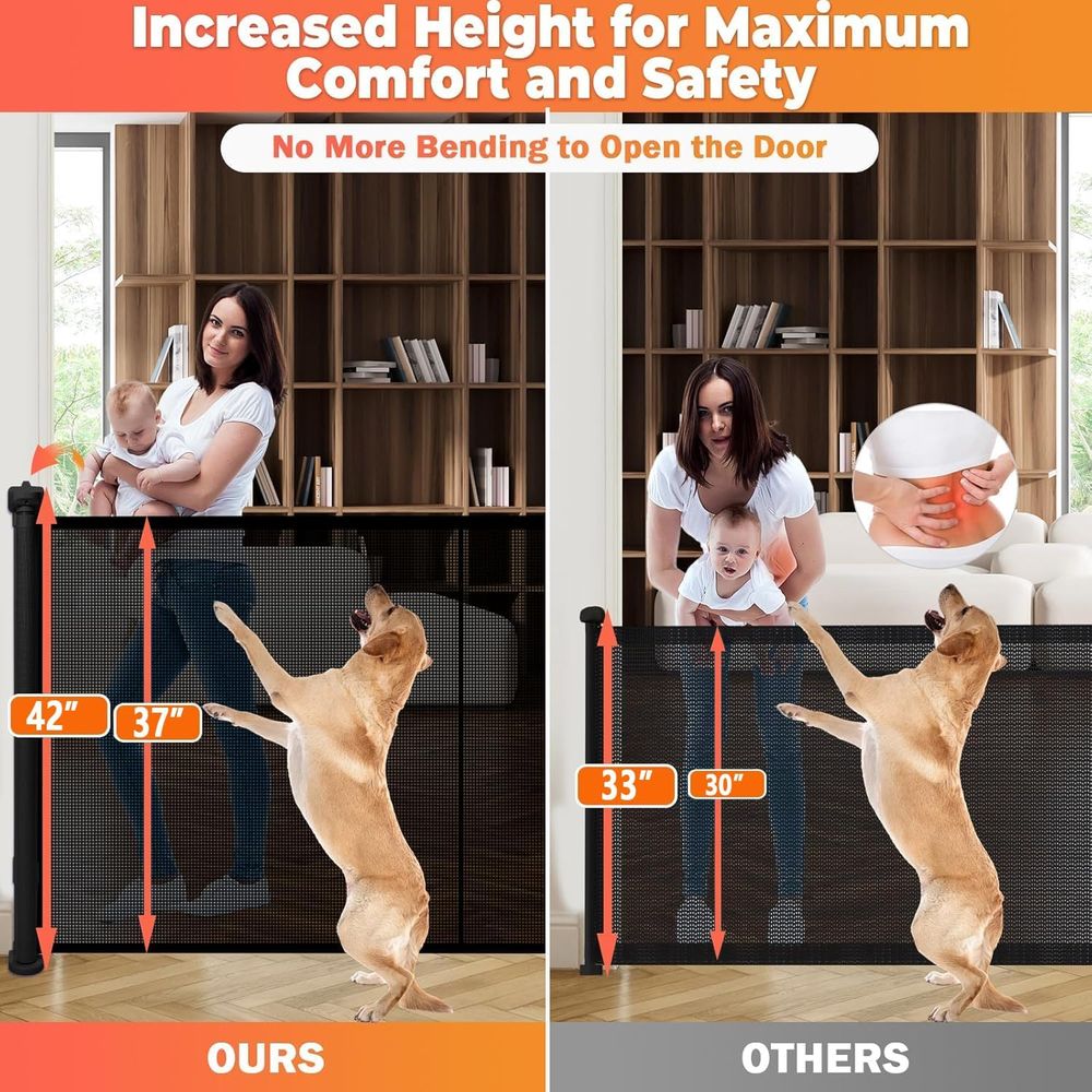 160 inch intrekbare babyhekjes - Baby Gate Extra Wide recensie en prijs
