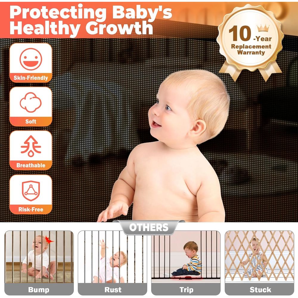 160 inch intrekbare babyhekjes - Baby Gate Extra Wide recensie en prijs