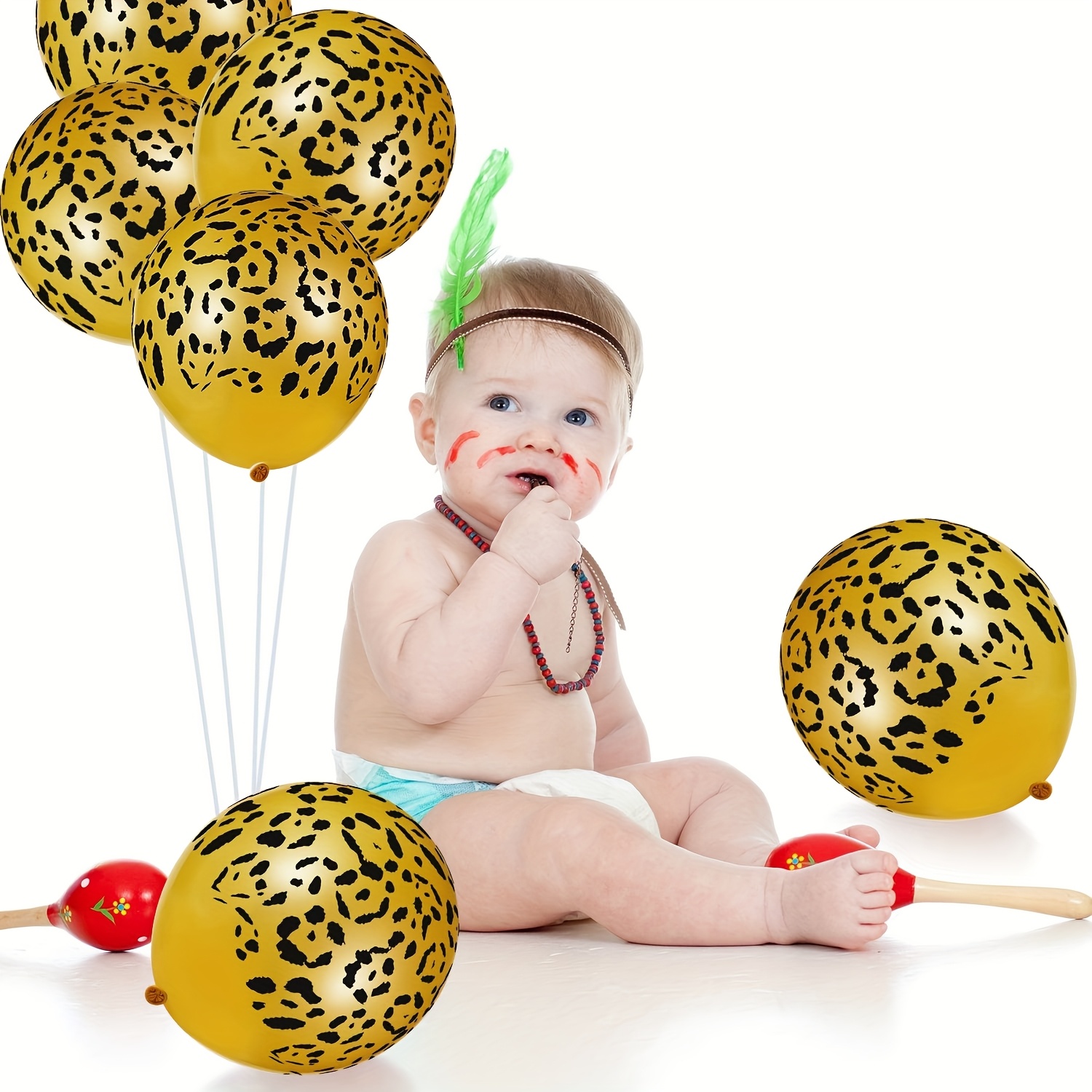 Luipaardballonnen Cheetah ball - Baby Nursery Jungle Theme recensie en prijs