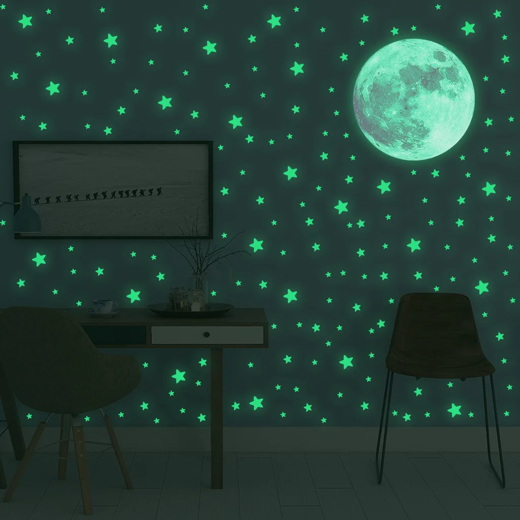 Lichtgevende maansterren wands - Baby Nursery Vinyl recensie en prijs