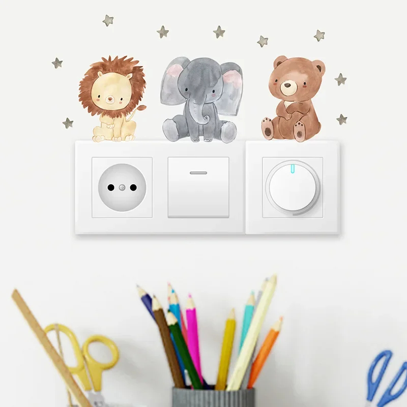1/2/4/6set Cartoon Dieren Muur - Baby Nursery Wall Stickers recensie en prijs