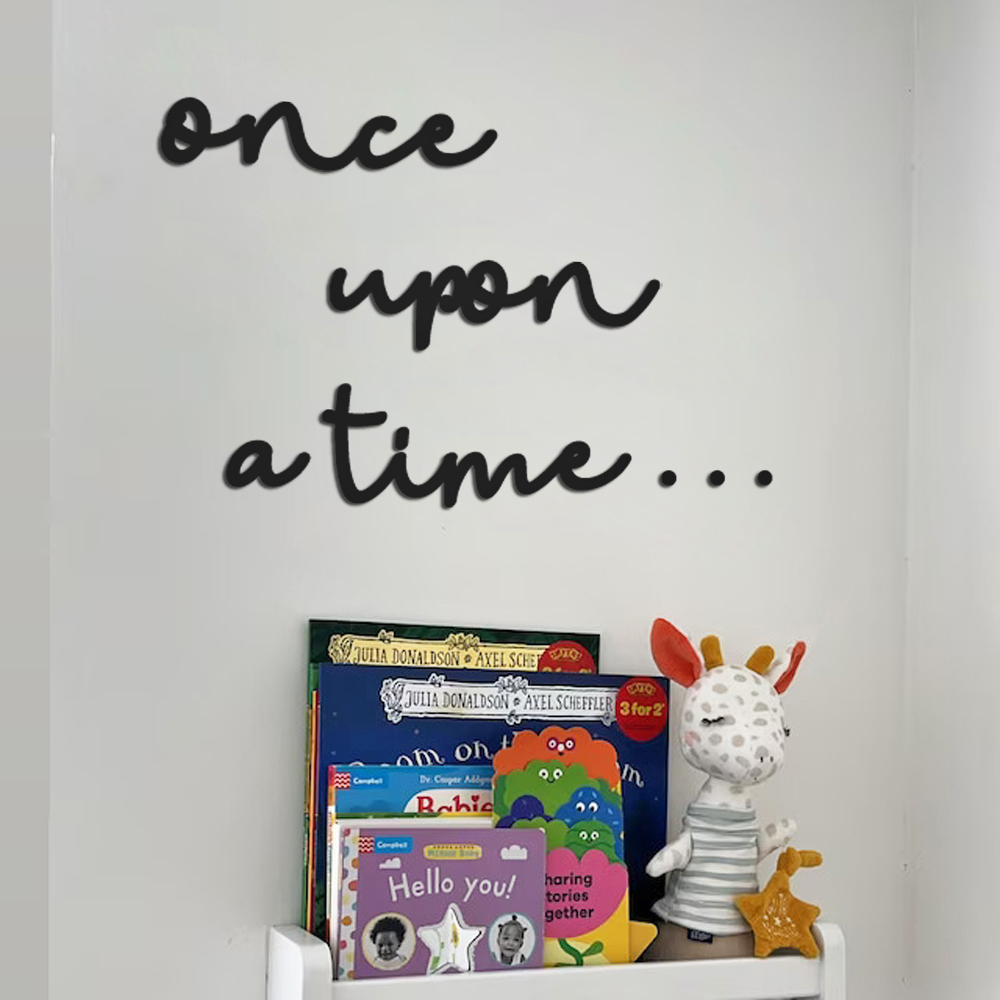 Eens Een Keer Kinderkamer Wand - Baby Nursery Bookshelf recensie en prijs