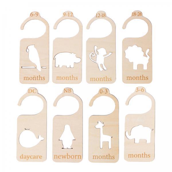 4x 8x houten babykastverdelers - Baby Nursery Wardrobe recensie en prijs