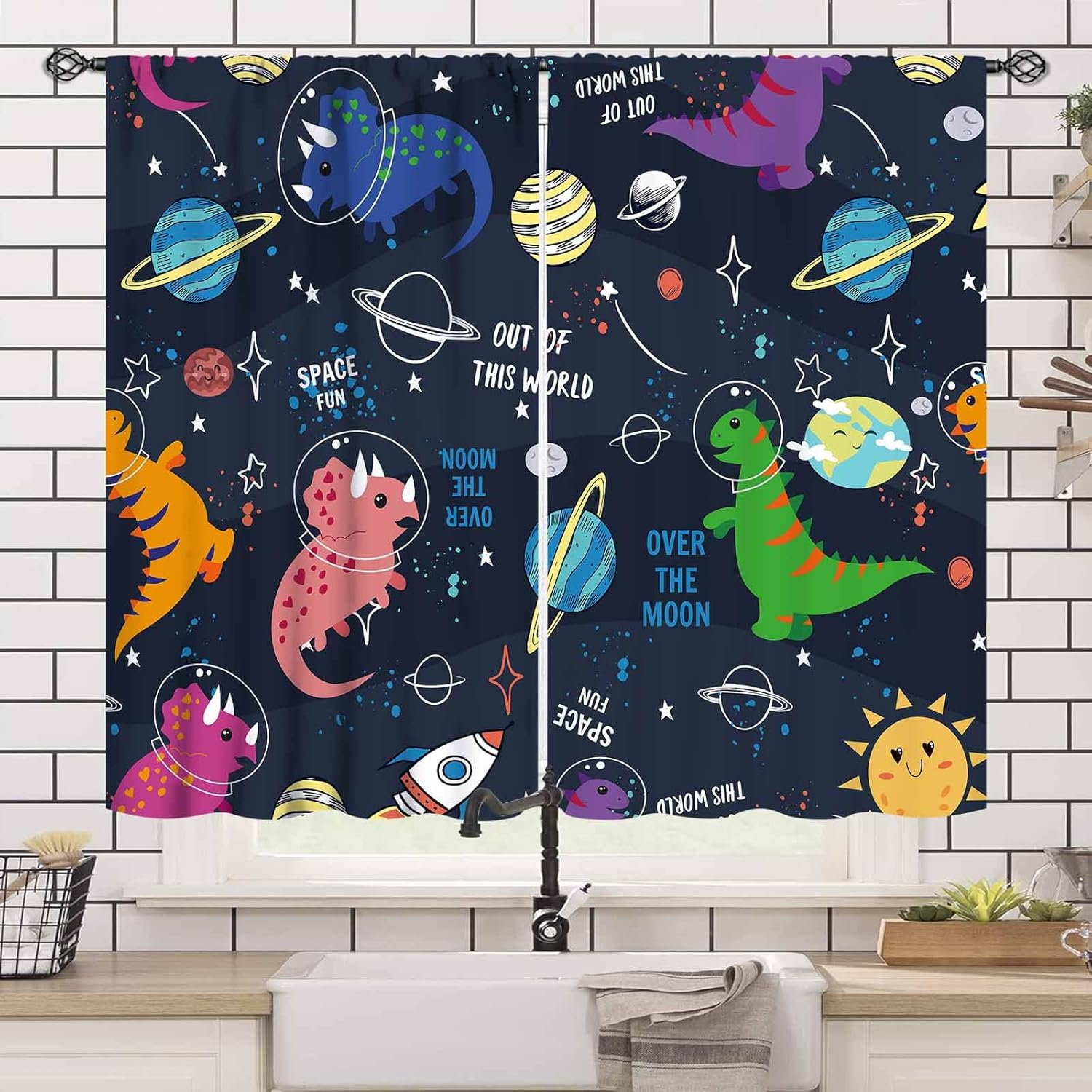 Dinosaurusgordijnen voor kinde - Baby Nursery Themes Boy recensie en prijs