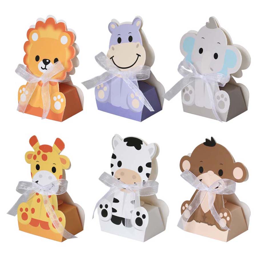 12 STKS Safari Dieren Gunstdoz - Baby Nursery Jungle Theme recensie en prijs