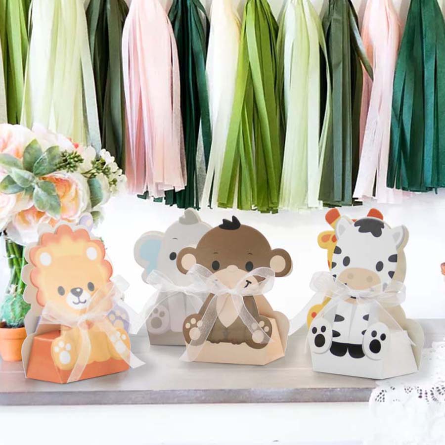 12 STKS Safari Dieren Gunstdoz - Baby Nursery Jungle Theme recensie en prijs