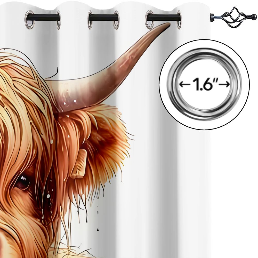 Leuke Highland Cow Print Gordi - Baby Nursery Light Shade recensie en prijs