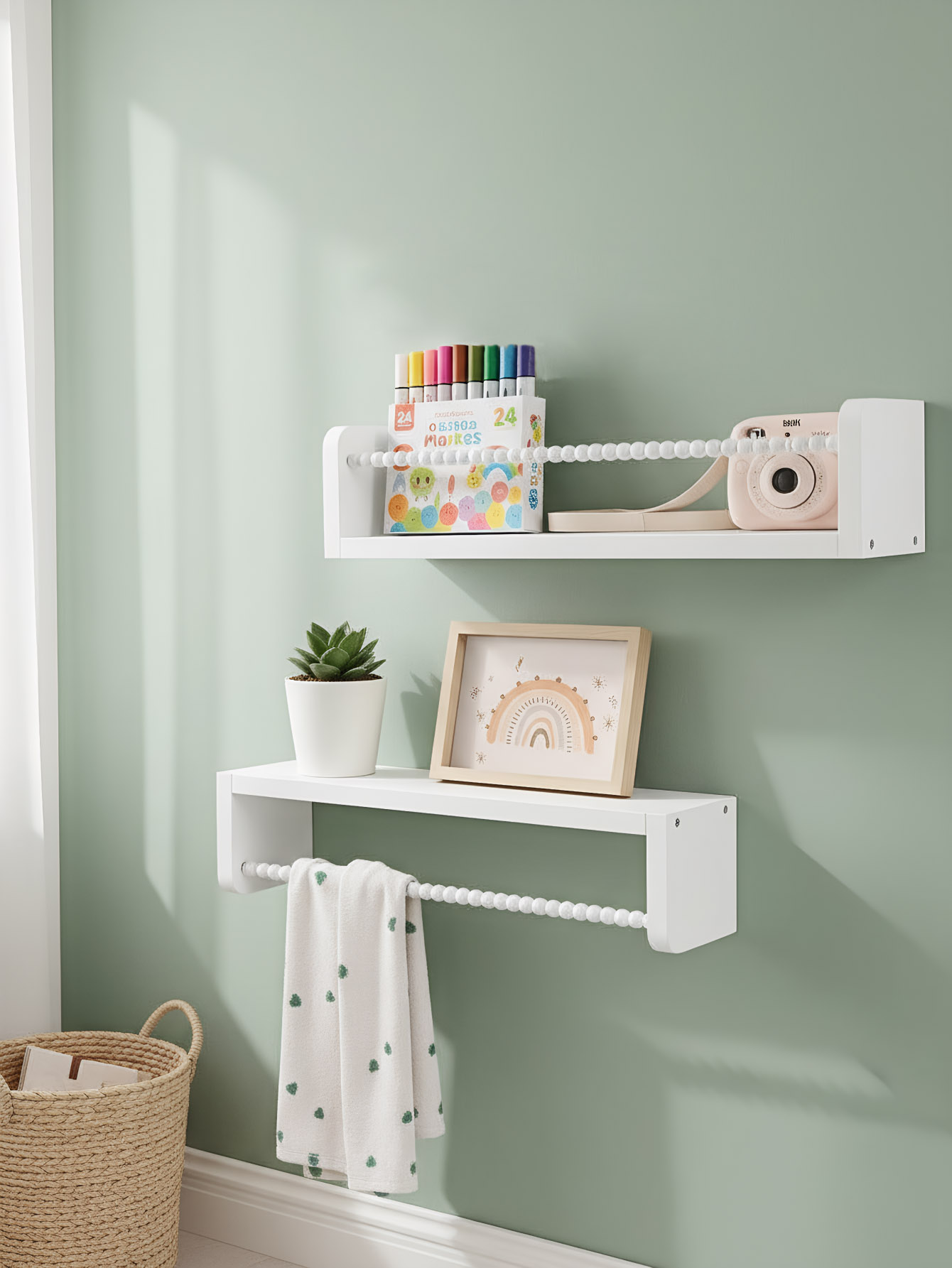 Houten kinderkamer boekenplank - Baby Nursery Bookshelf recensie en prijs