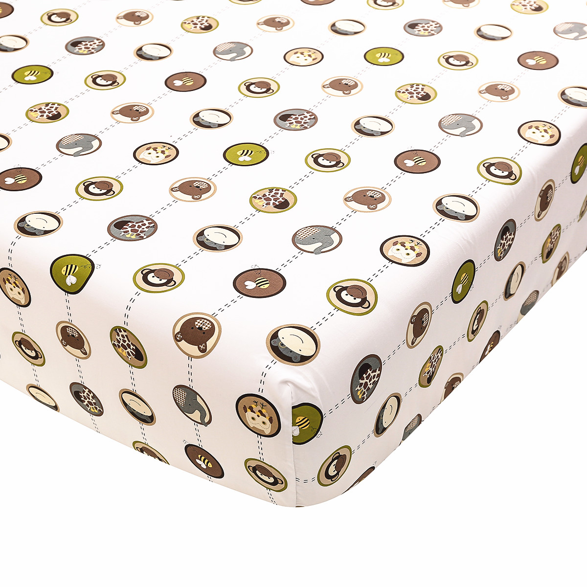 3 Stuks Geborduurde Pasgeboren - Baby Nursery Jungle Theme recensie en prijs